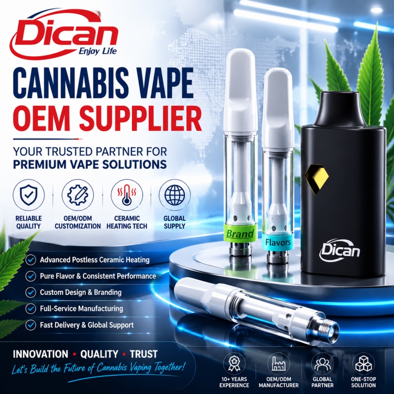 신뢰할 수 있는 대마초 오일 Vape OEM 공급업체를 찾고 계십니까?